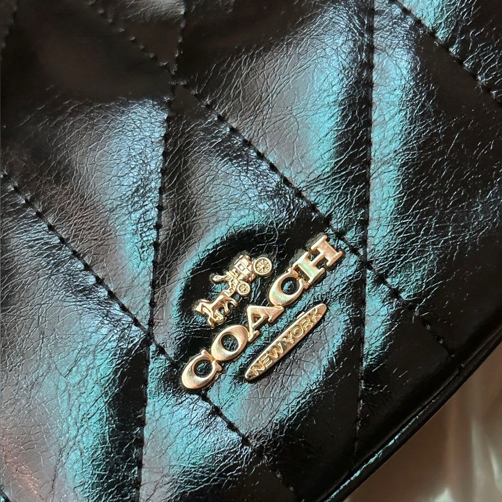 Coach black crescent-shaped underarm bag - Picture 7 of 7